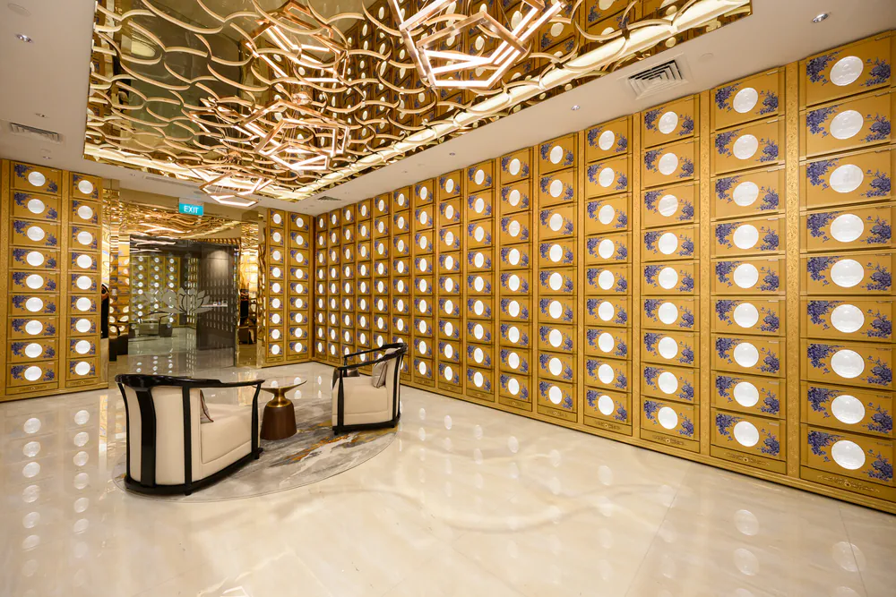 A niche hall at Nirvana Singapore