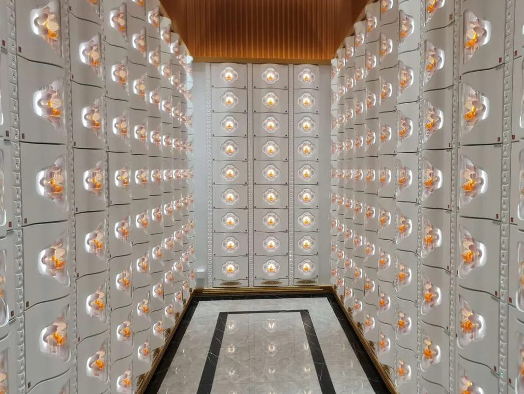骨灰福位 Columbarium Niches, Lin San Temple, photo 2