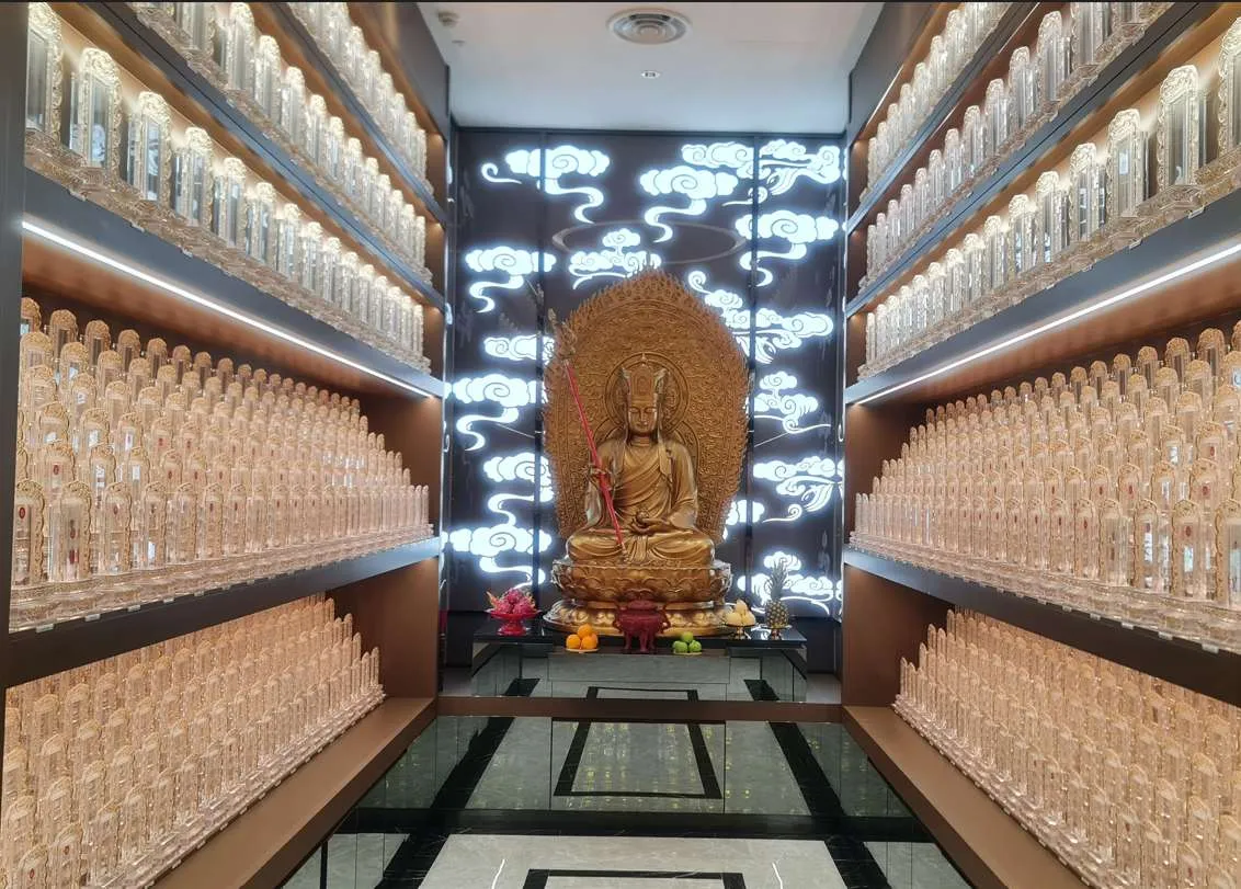 神主牌位 Ancestral Tablets, Lin San Temple, photo 2